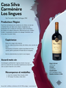 Casa Silva Carménère Gran Terroir de los Andes Los Lingues Valle de Colchagua 2021 (75cl)