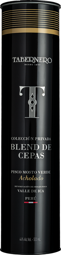Tabernero Pisco Mosto Verde Acholado Coleccion Privada Tres Cepas (50cl)