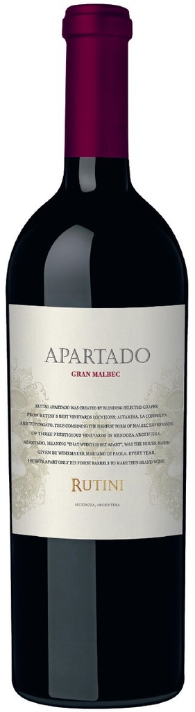 Rutini Gran Malbec Apartado Mendoza 2020 (75cl) 