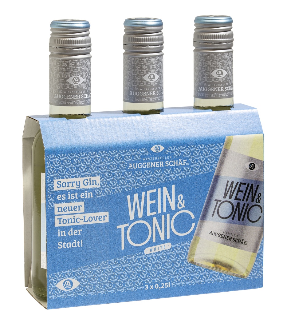 WKA Wein & Tonic/Vin & Tonic Weiss/blanc (24x25cl) (Carton de 8x3 bouteilles)