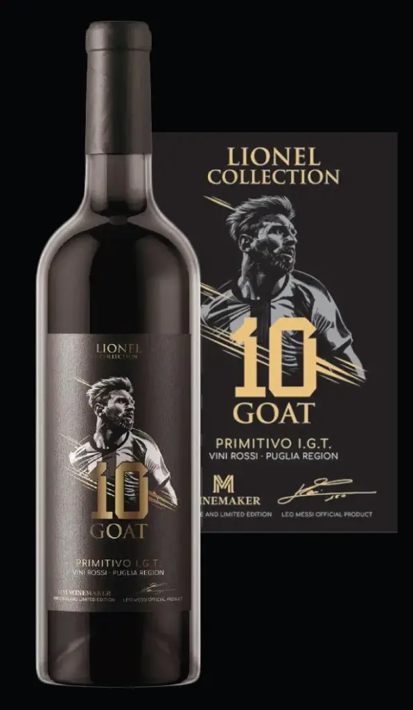 Lionel Messi Collection, Primitivo des Pouilles, IGT Primitivo (6x75cl)  (Carton de 6 bouteilles)