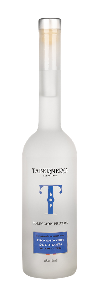 Tabernero Pisco Mosto Verde Quebranta, Vallée d'Ica Perú (50cl) Déstockage