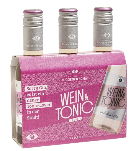 [WKA-24-87977] WKA Wein & Tonic/Vin & Tonic Rosé (24x25cl) (Carton de 8x3 bouteilles)